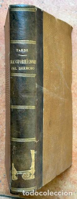 Libros: LAS TRANSFORMACIONES DEL DERECHO. Traducci&oacute;n, pr&oacute;logo y ciento veinte notas por Adolfo Posada - TARD