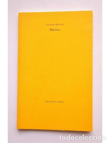 Libros: Broza - MANILLA, Antonio