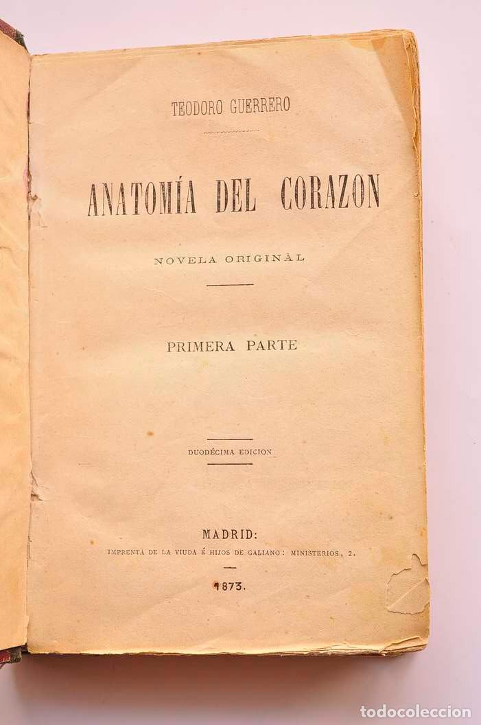 Libros: Anatom&iacute;a del coraz&oacute;n - GUERRERO, Teodoro - Foto 3