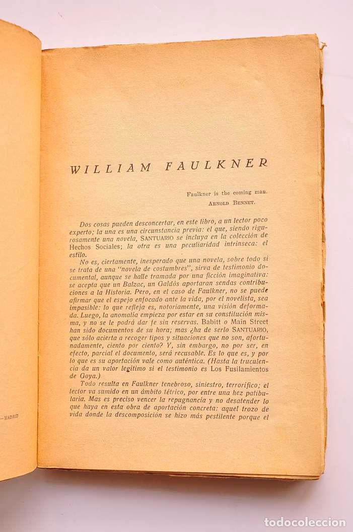 Libros: Santuario - FAULKNER, William - Foto 3