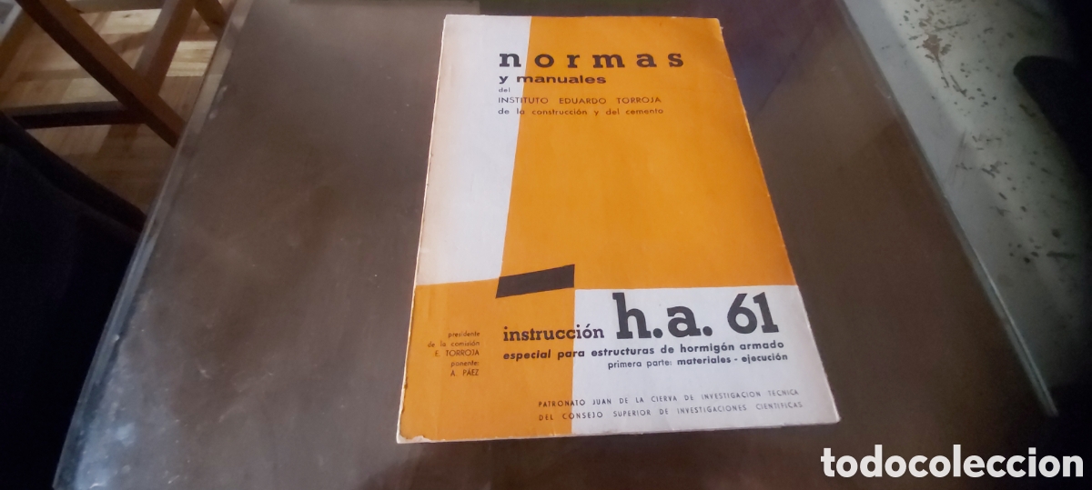 Libros: normas y manuales del instituto eduardo torroja de la construcci&oacute;n y del cemento