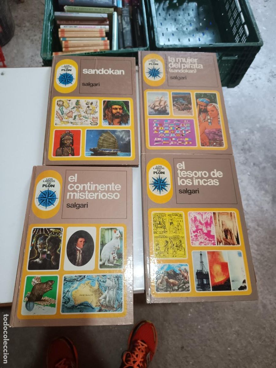 Libros: LOS LIBROS DE PLON - EMILIO SALGARI Lote de 4 - Foto 1