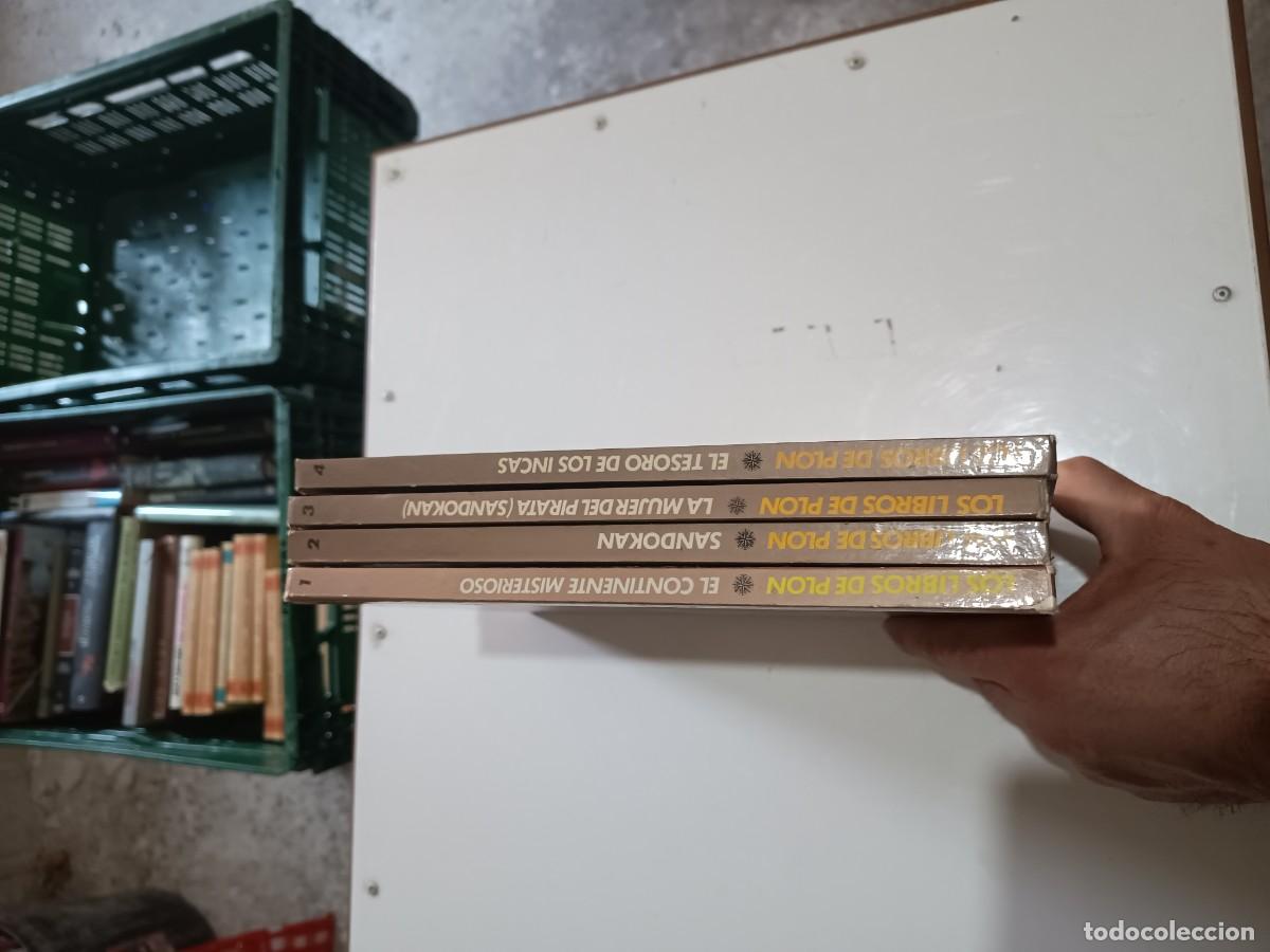Libros: LOS LIBROS DE PLON - EMILIO SALGARI Lote de 4 - Foto 2