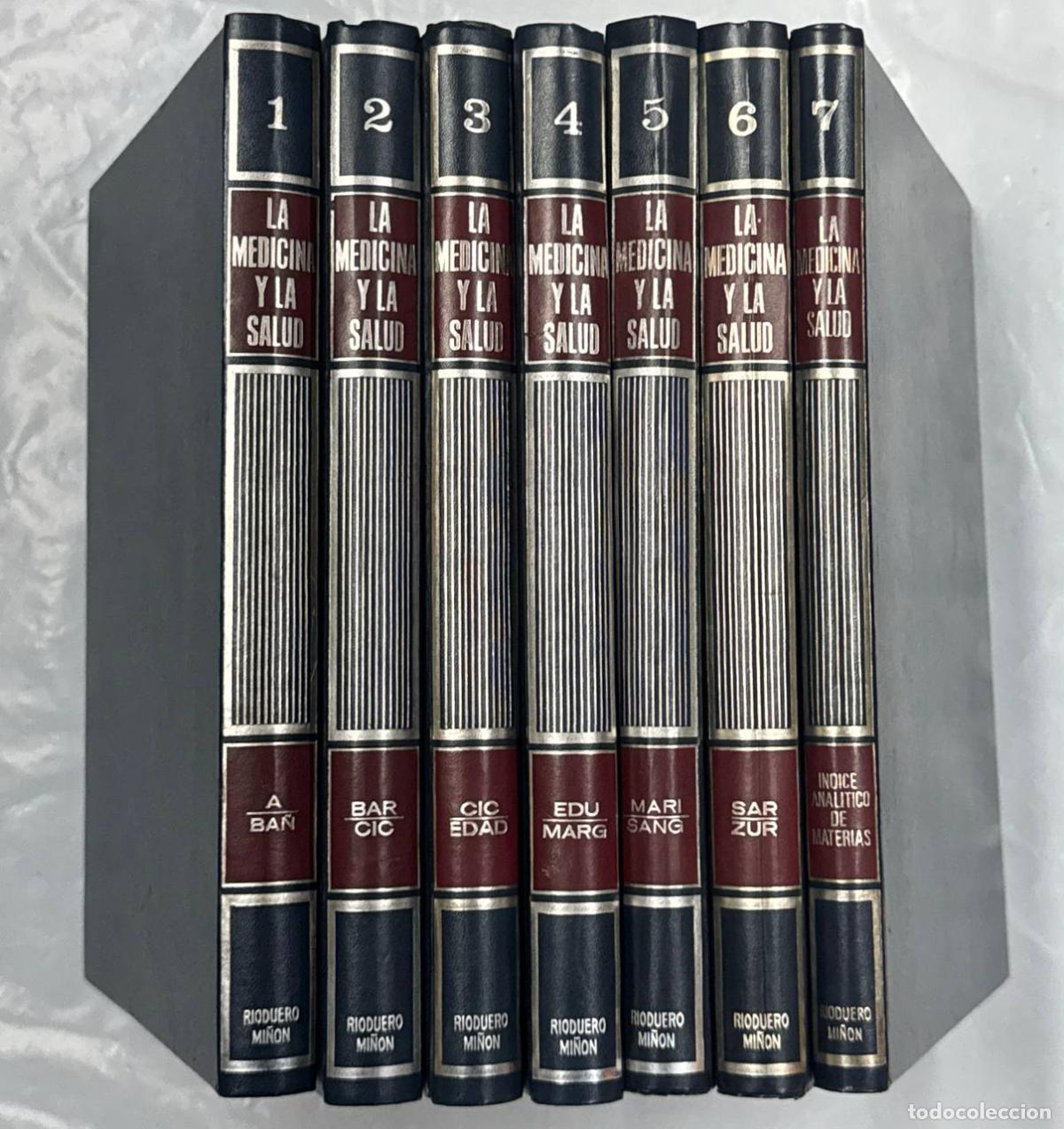 Libros: La medicina y la salud. Enciclopedia para la familia. 7 Vol&uacute;menes.