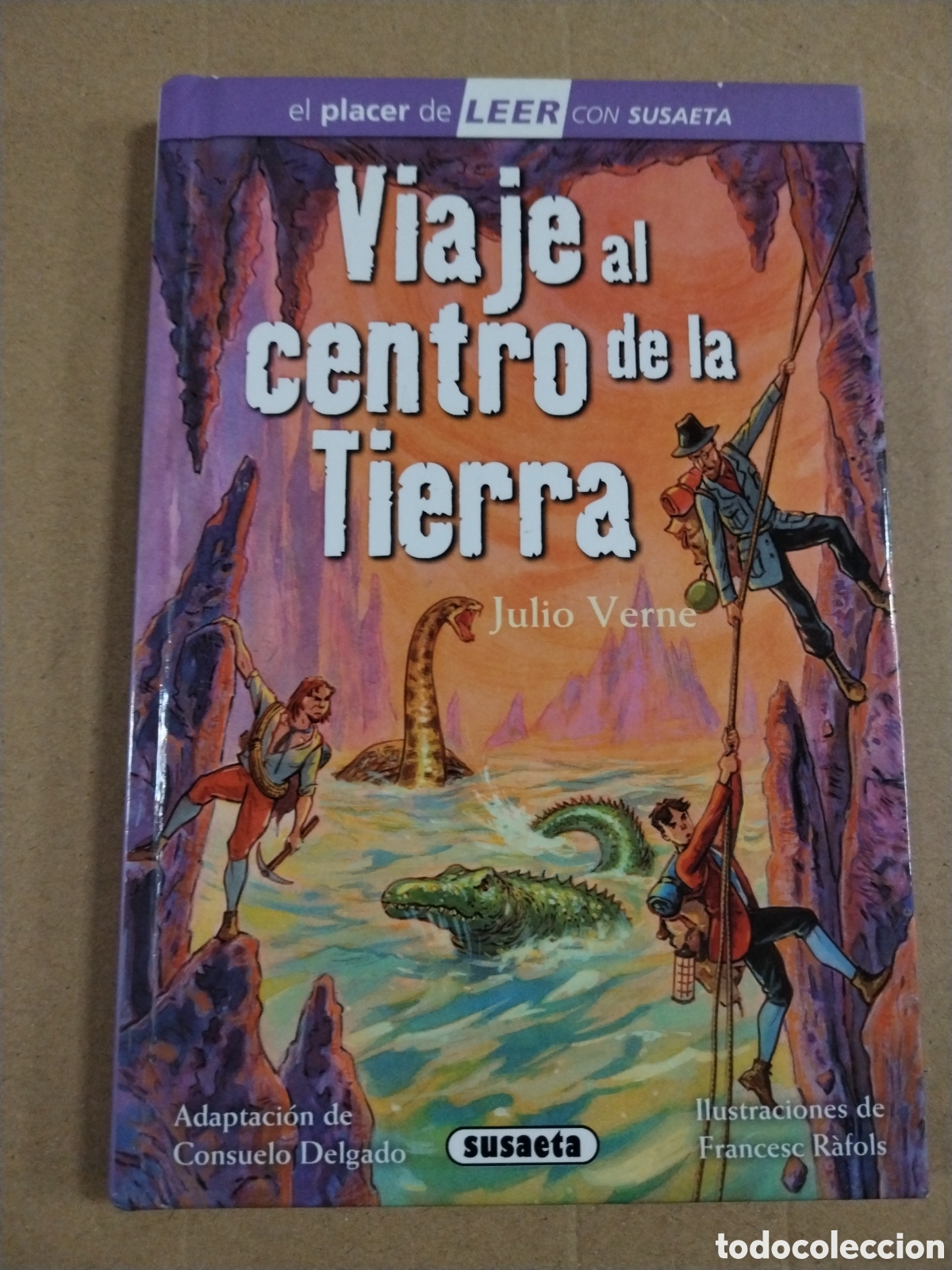 Libros: VIAJE AL CENTRO DE LA TIERRA. SUSAETA EDICIONES.
