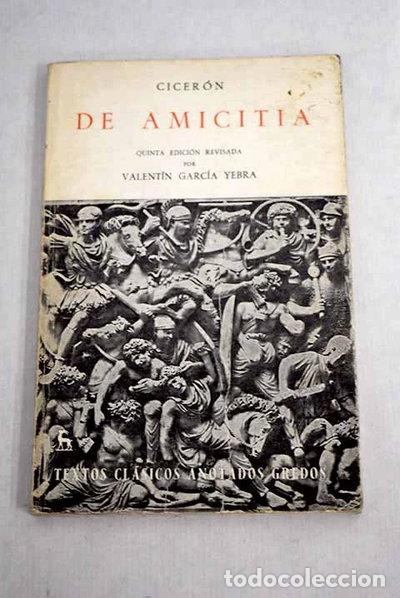 Libros: De amicitia- 9788424933968
