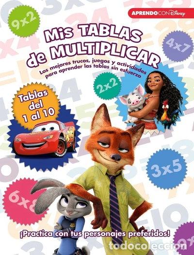 Libros: Mis tablas de multiplicar (Libro educativo Disney con actividades)- 9788416548873