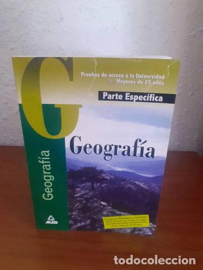books: Geograf&iacute;a. Prueba especifica. Prueba de acceso a la universidad para mayores ...- 9788466517751