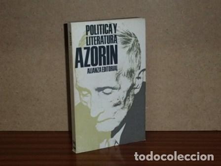 Livros em segunda m&atilde;o: POL&Iacute;TICA Y LITERATURA - Azor&iacute;n