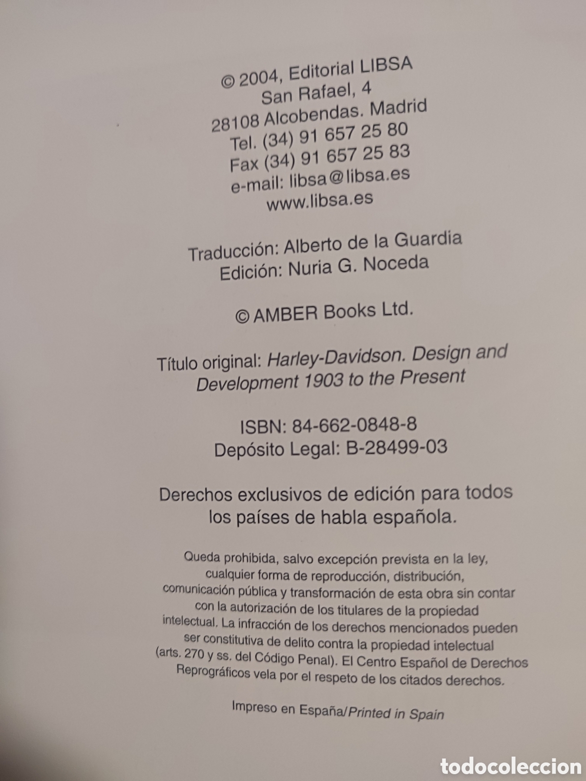 Libros: Lito HARLEY ,- DAVIDSON cien a&ntilde;os de pasion - Foto 3