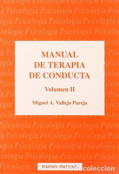 Libros: Manual de terapia de conducta vol II- 9788481553727