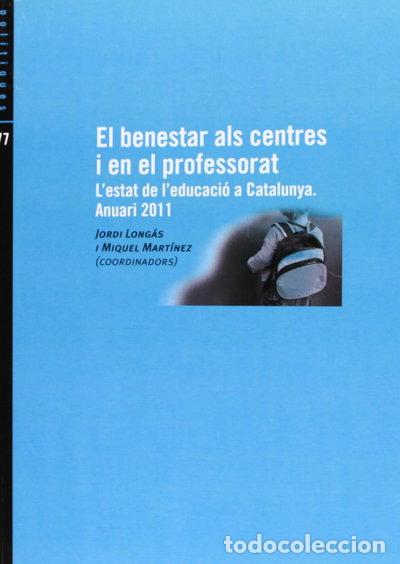 Libros: El benestar als centres i en el professorat- 9788485557998