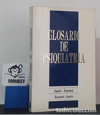 Livres: Glosario de psiquiatr&iacute;a- 9788487189142