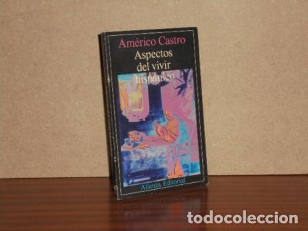 Libros: ASPECTOS DEL VIVIR HISP&Aacute;NICO - Castro, Am&eacute;rico