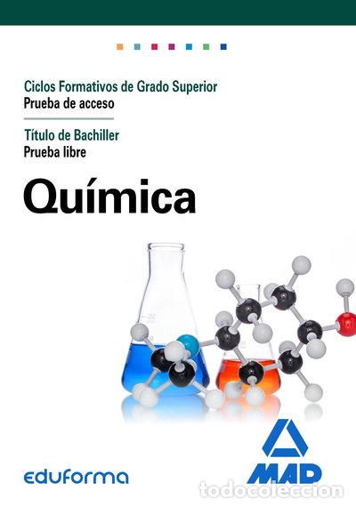 Libros: Qu&iacute;mica para el acceso a ciclos formativos de grado superior- 9788414210321