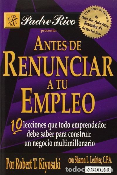 Libros: Antes de renunciar a tu empleo- 9789707704046