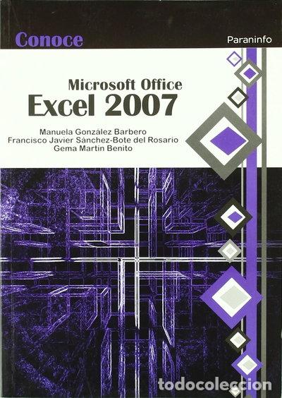 Libros: Conoce Excel 2007- 9788428331937