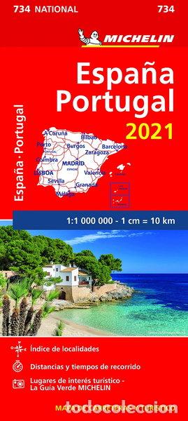 Libros: Mapa National Espa&ntilde;a - Portugal 2021- 9782067249622