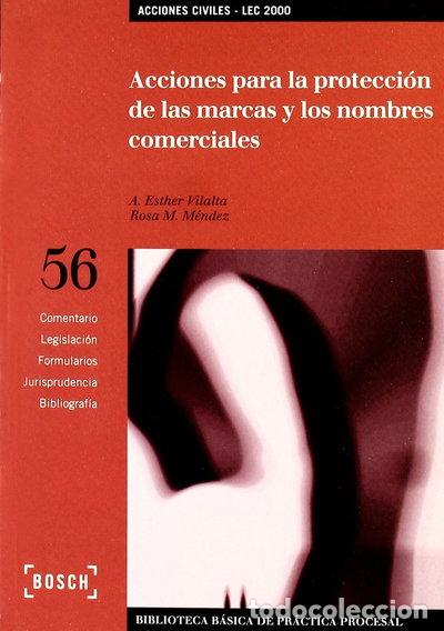 Libros: Acciones para la protecci&oacute;n de las marcas y los nombres comerciales- 9788476769713