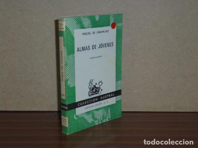 Libros: ALMAS DE J&Oacute;VENES - Unamuno, Miguel de - Foto 2