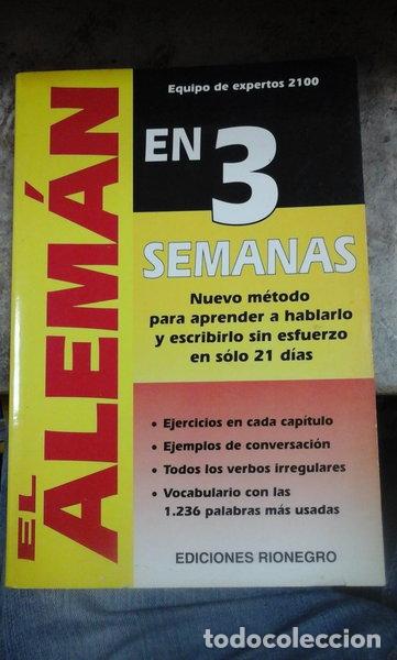 Libros: Alem&aacute;n en 3 Semanas- 9788431524517