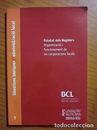 Libros: Estatut dels regidors- 9788448235802