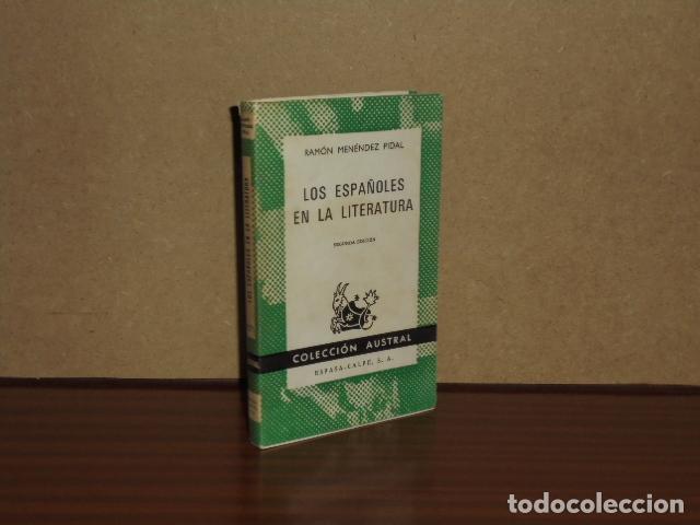 Libri di seconda mano: LOS ESPA&Ntilde;OLES EN LA LITERATURA - Men&eacute;ndez Pidal, Ram&oacute;n