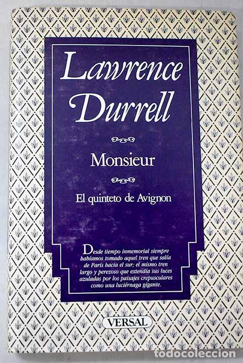 Libros: Monsieur o El Pr&iacute;ncipe de las Tinieblas.- Durrell, Lawrence