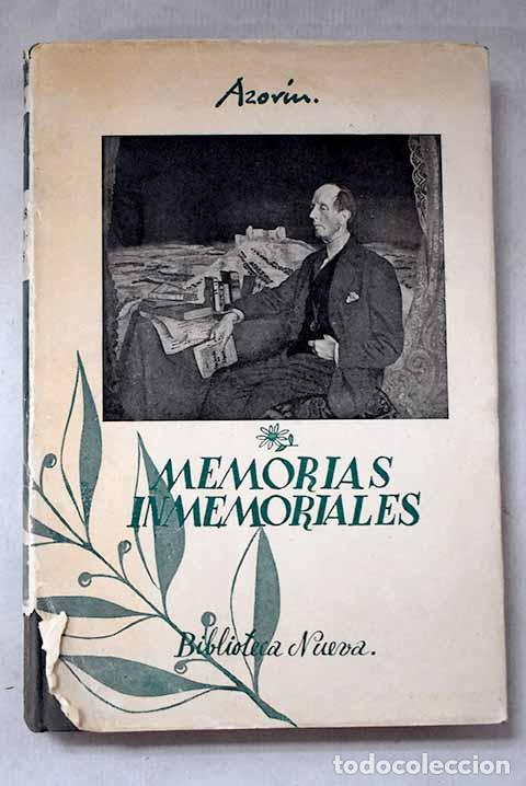 Libros: Memorias inmemoriales.- Martinez Ruiz, Jos&eacute; (Azor&iacute;n)