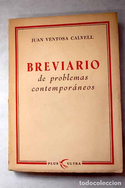 B&uuml;cher: Breviario de problemas contempor&aacute;neos.- Ventosa Calvell, Juan