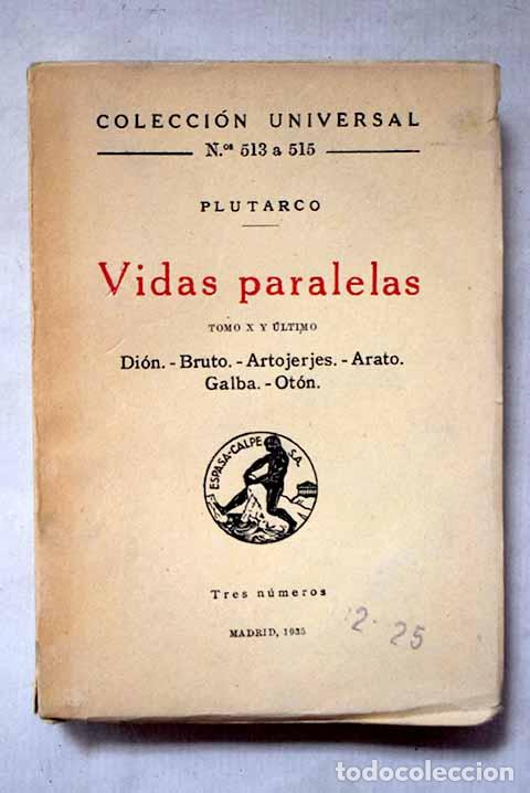 B&uuml;cher: Vidas Paralelas, Tomo X.- Plutarco