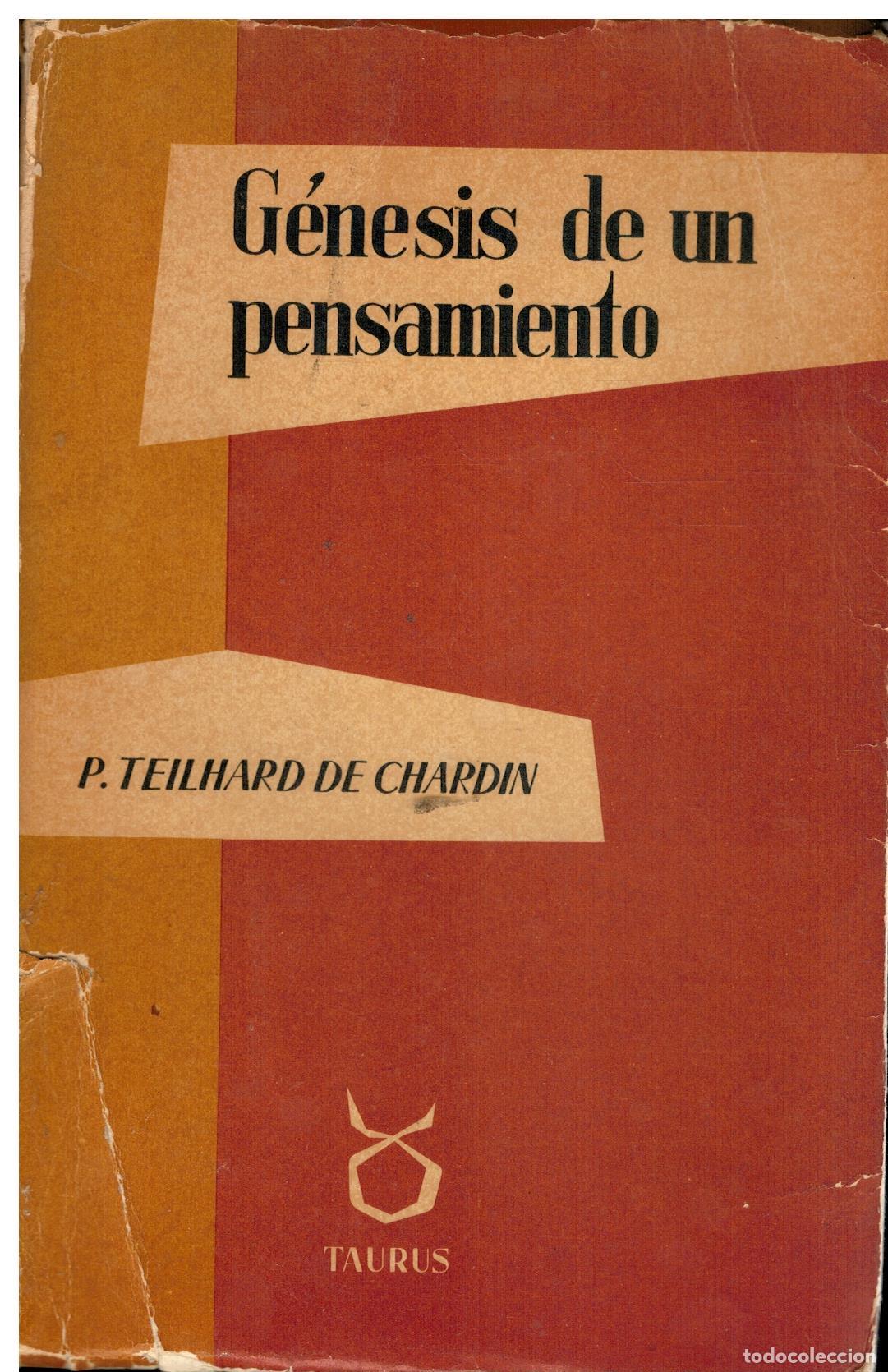 Libros: G&Eacute;NESIS DE UN PENSAMIENTO (CARTAS, 1914-1919). Introducci&oacute;n de Claude Aragonn&eacute;s. Mareado.