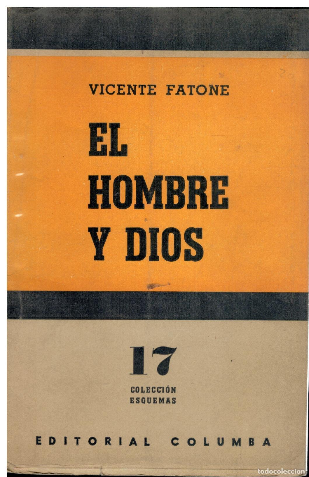 Libros: EL HOMBRE Y DIOS. - Foto 1