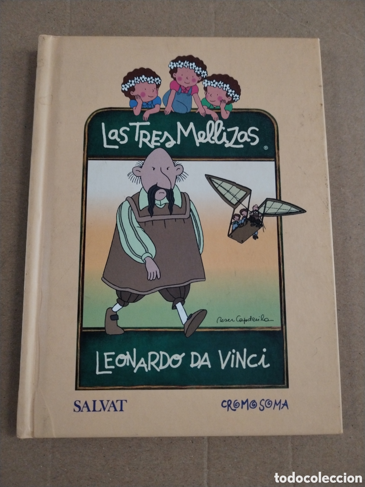 Libros: LAS TRES MELLIZAS: LEONARDO DA VINCI - CAPDEVILA, ROSER (DIBUJOS)