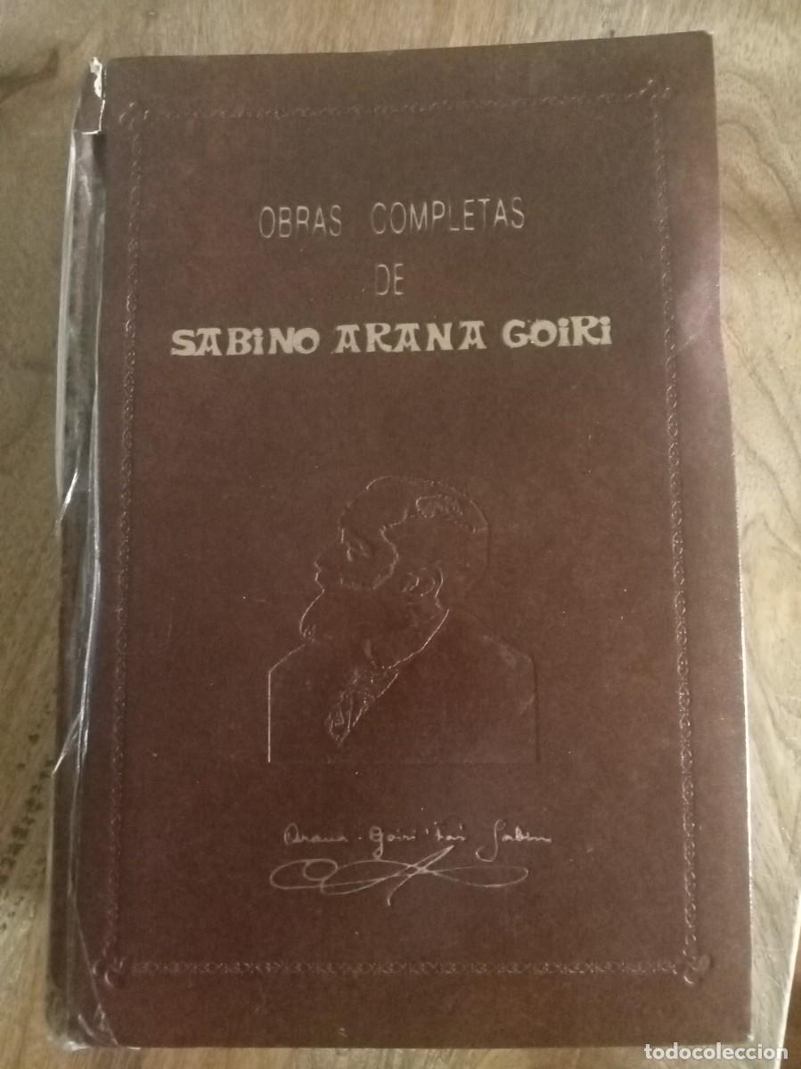 Libros: SABINO ARANA GOIRI - OBRAS COMPLETAS VOL. 2