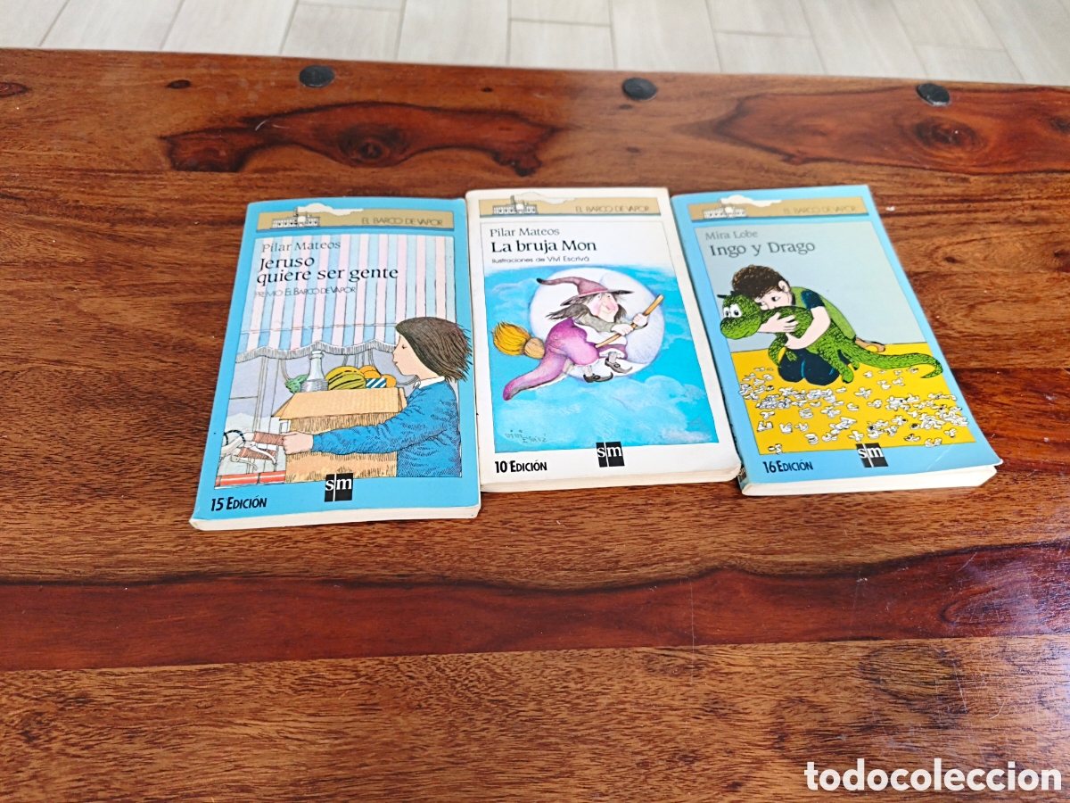 Libros: Tres libros el barco de vapor