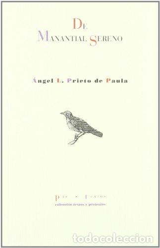 Libros: &nbsp;De manantial sereno - PRIETO DE PAULA, ANGEL L