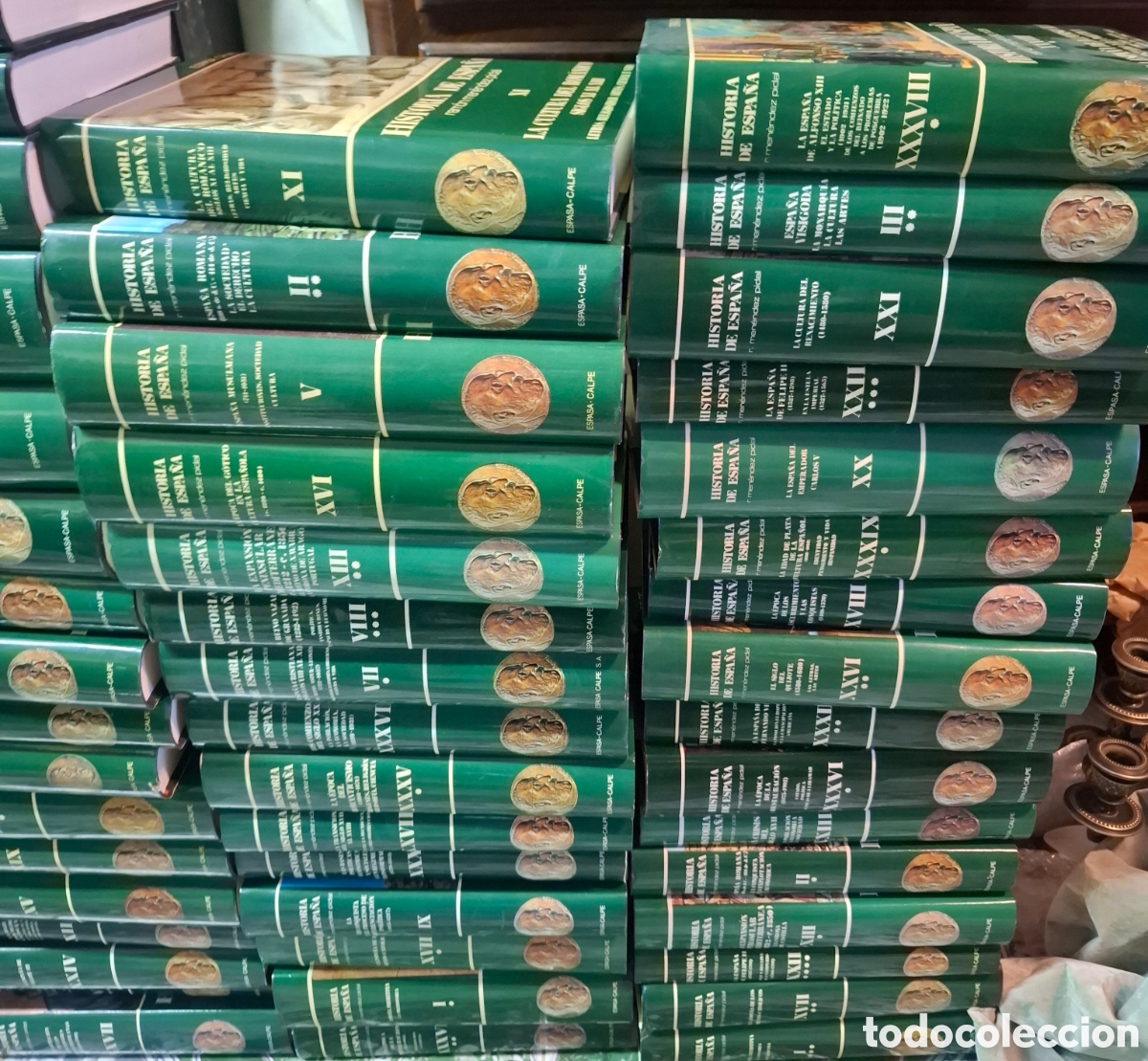 Libros: HISTORIA DE ESPA&Ntilde;A-MENENDEZ PIDAL-CONPLETA 68 VOL&Uacute;MENES