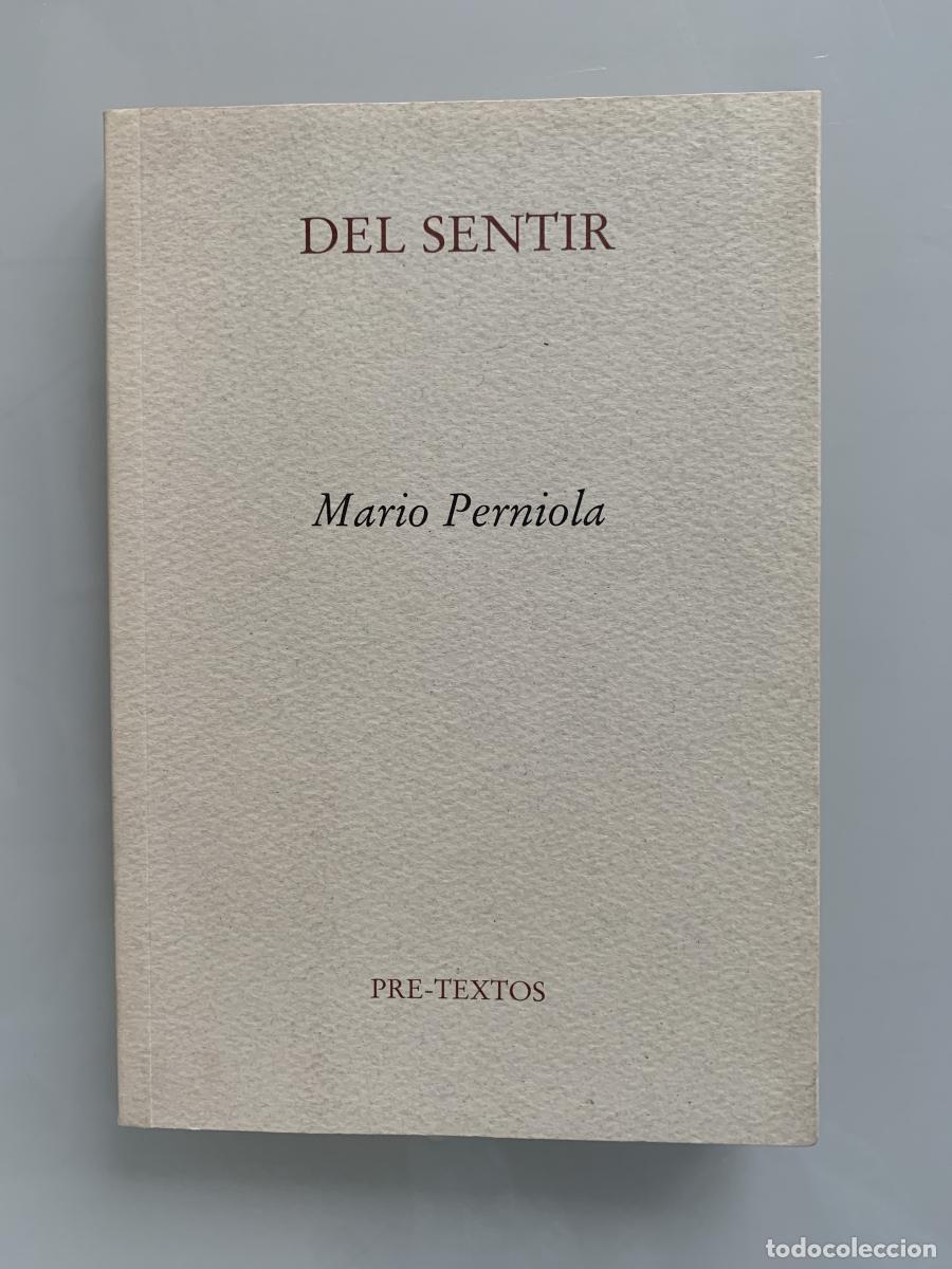 Libros: DEL SENTIR - Mario Perniola