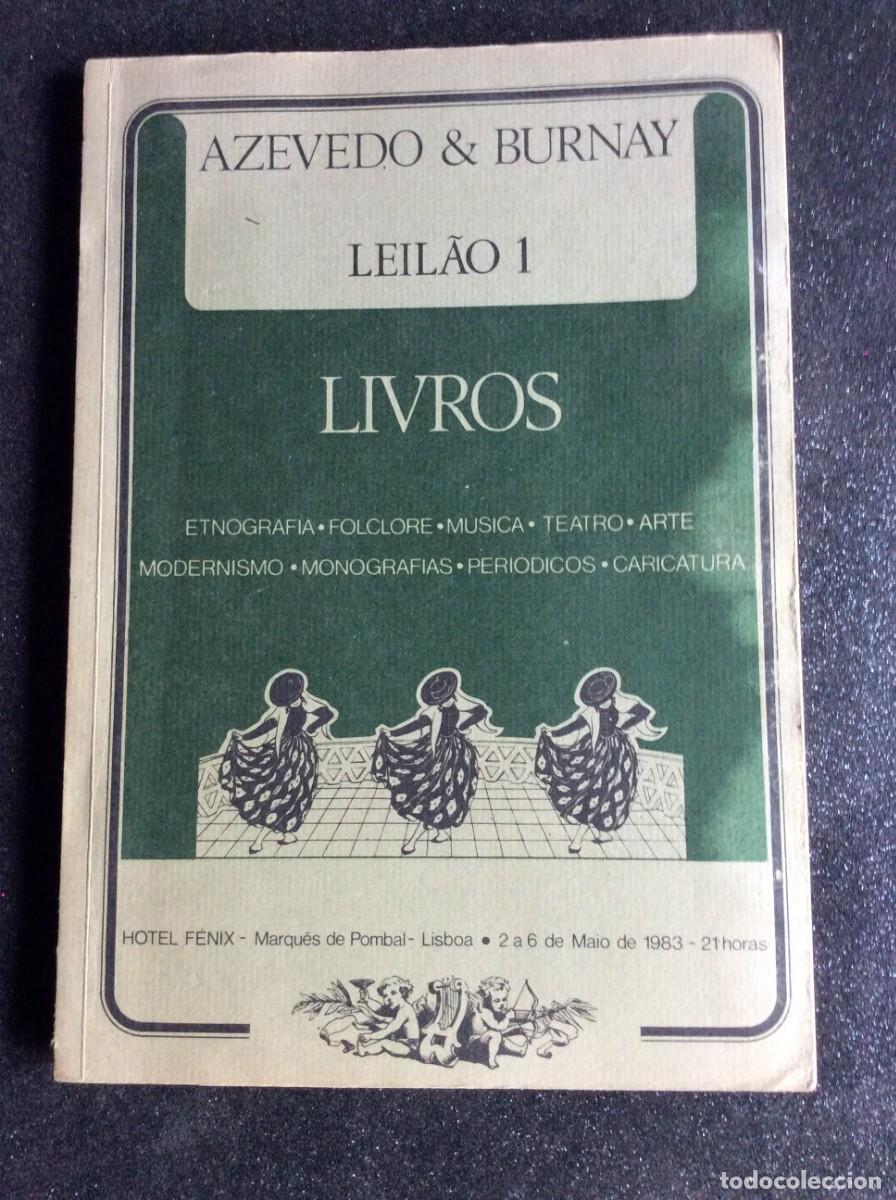 Libros: Cat&aacute;logo de Azevedo & Burnay - Leil&atilde;o 1, Livros: Etnografia, Folclore.. Ano 1983