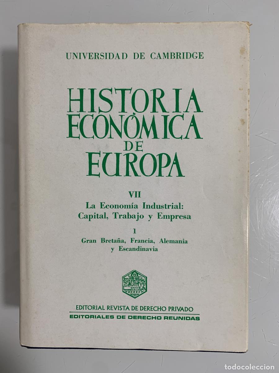 Libros: HISTORIA ECON&Oacute;MICA DE EUROPA Tomo 7. La econom&iacute;a industrial: Capital, Trabajo y Empresa. Vol.1 - Lui