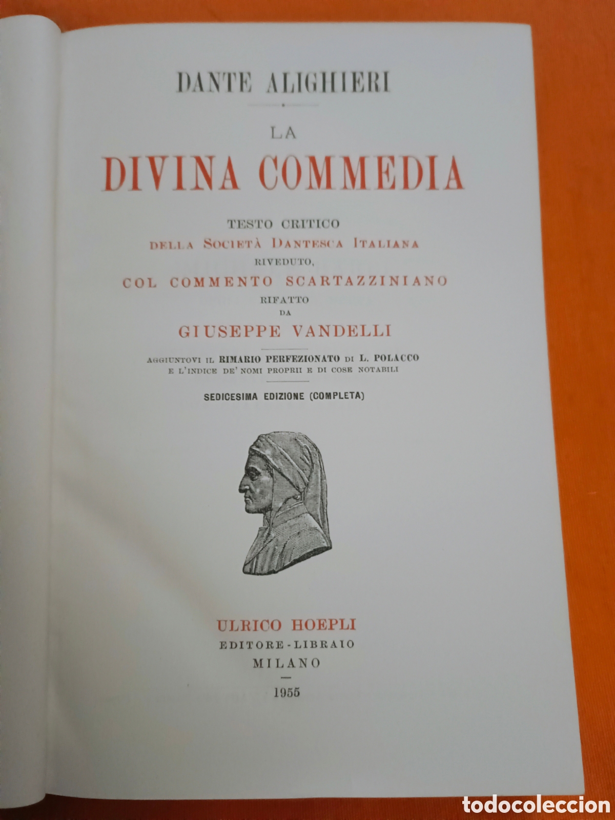 Livros em segunda m&atilde;o: La divina comedia en italiano