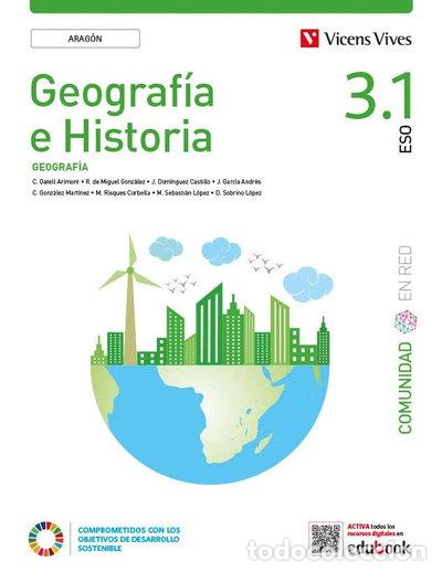 Libros: Geograf&iacute;a e Historia 3 (3.1-3.2) Arag&oacute;n- 9788468290751