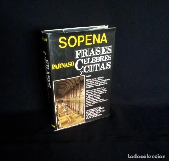 Livres: FRASES CELEBRES Y CITAS - EDITORIAL RAMON SOPENA 1989