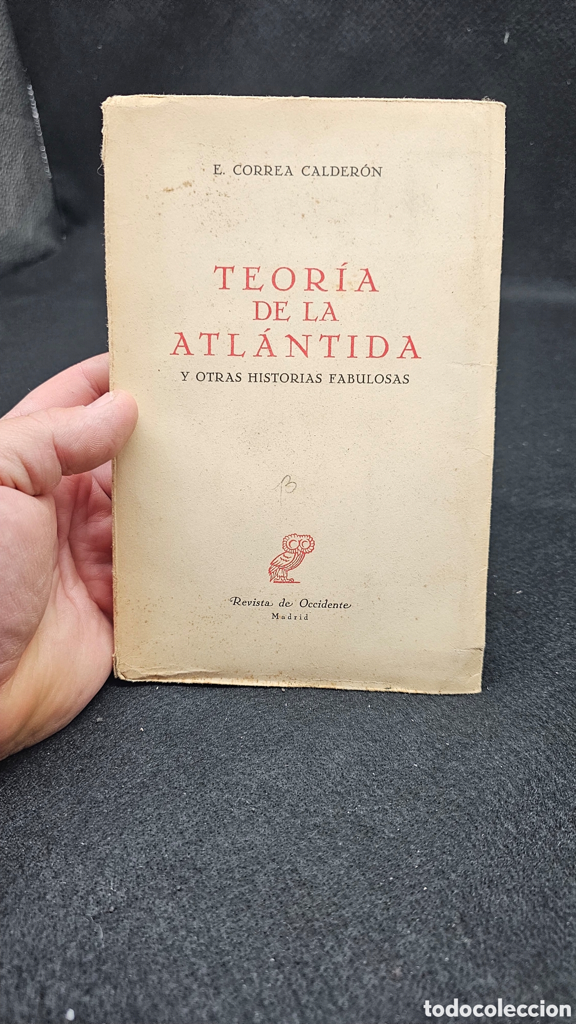 Libros: Teor&iacute;a De La Atl&aacute;ntida 1959