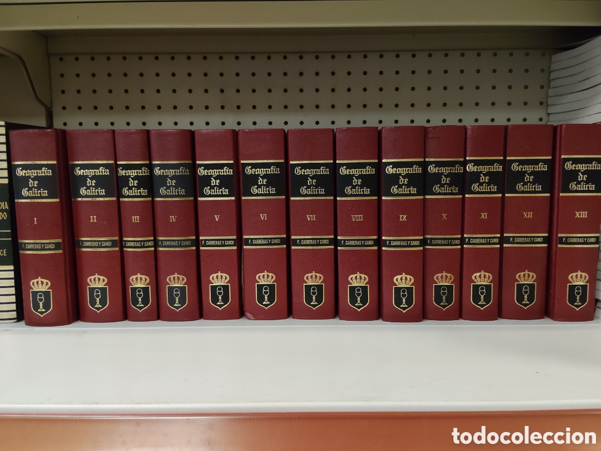 Libros: Geogr&aacute;fica de Galicia 13 volumes