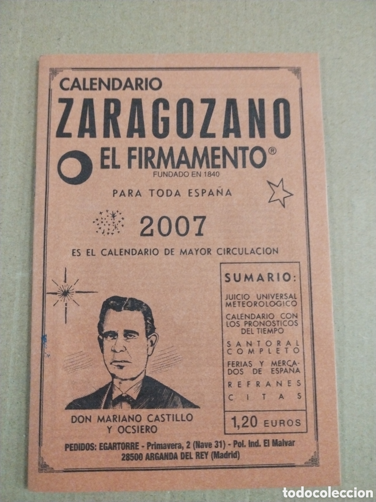 Libros: Calendario Zaragozano. El Firmamento. 2007