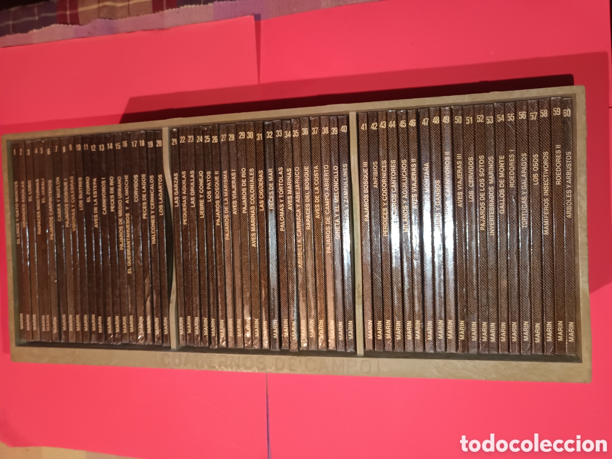 Libros: Cuadernos de campo de F&eacute;lix t. De la fuente, serie completa