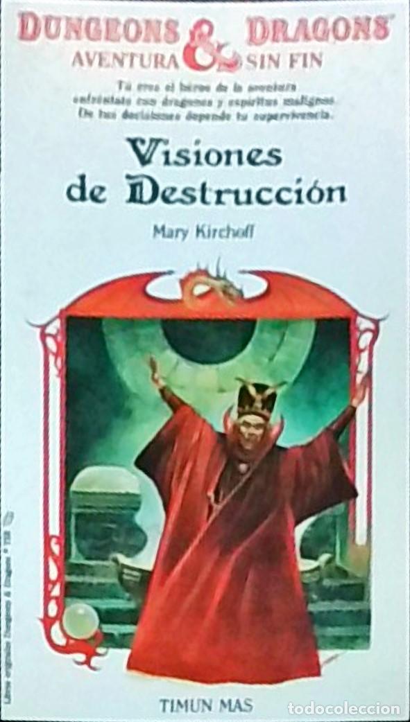 Livros em segunda m&atilde;o: Visiones de destrucci&oacute;n. Dungeons & Dragons. Aventura sin fin - 21 - KIRCHOFF, Mary :