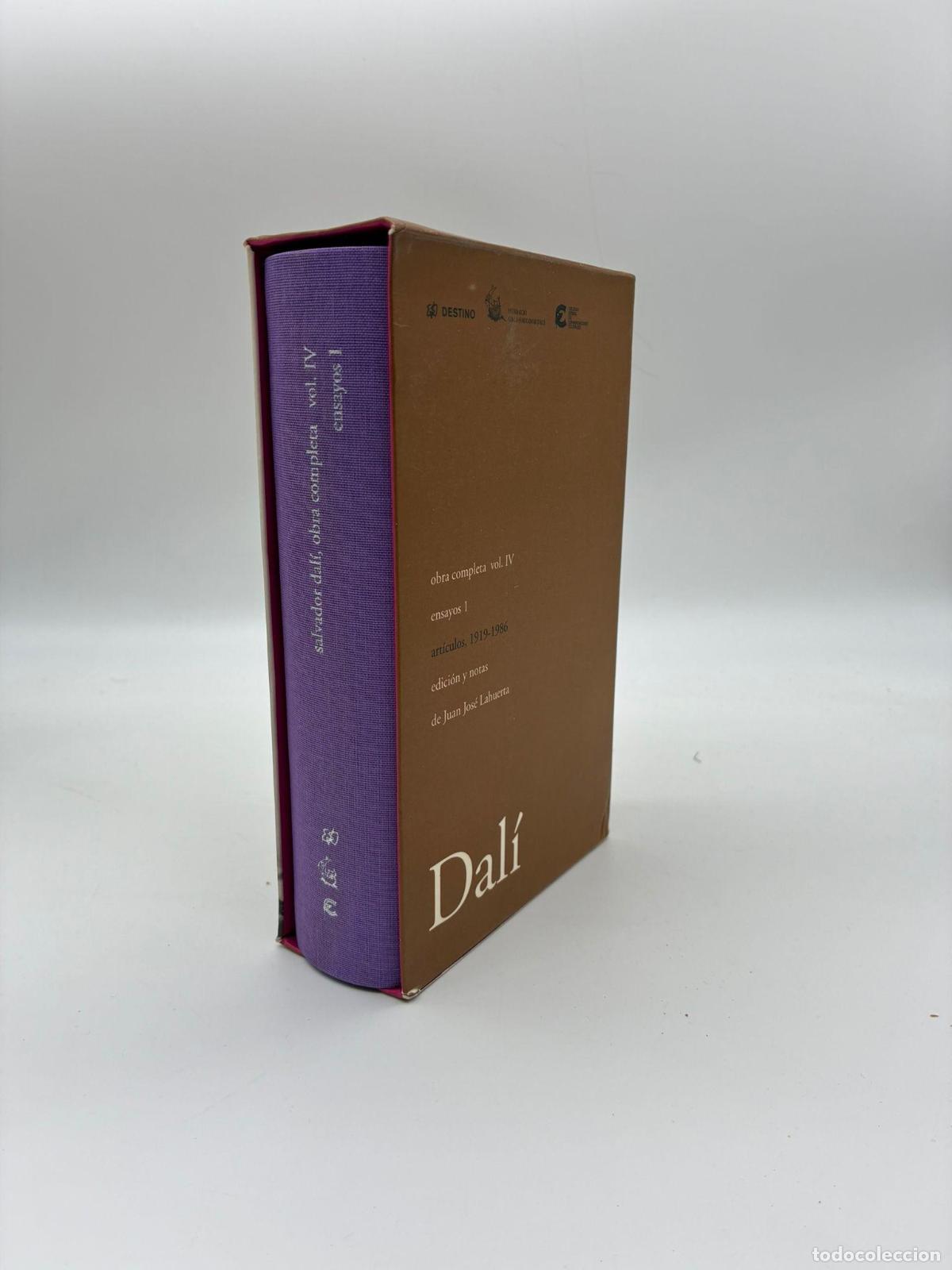 Libros: LAHUERTA, Juan Jos&eacute; - Salvador Dal&iacute;, obra completa Vol. IV. Ensayos 1.